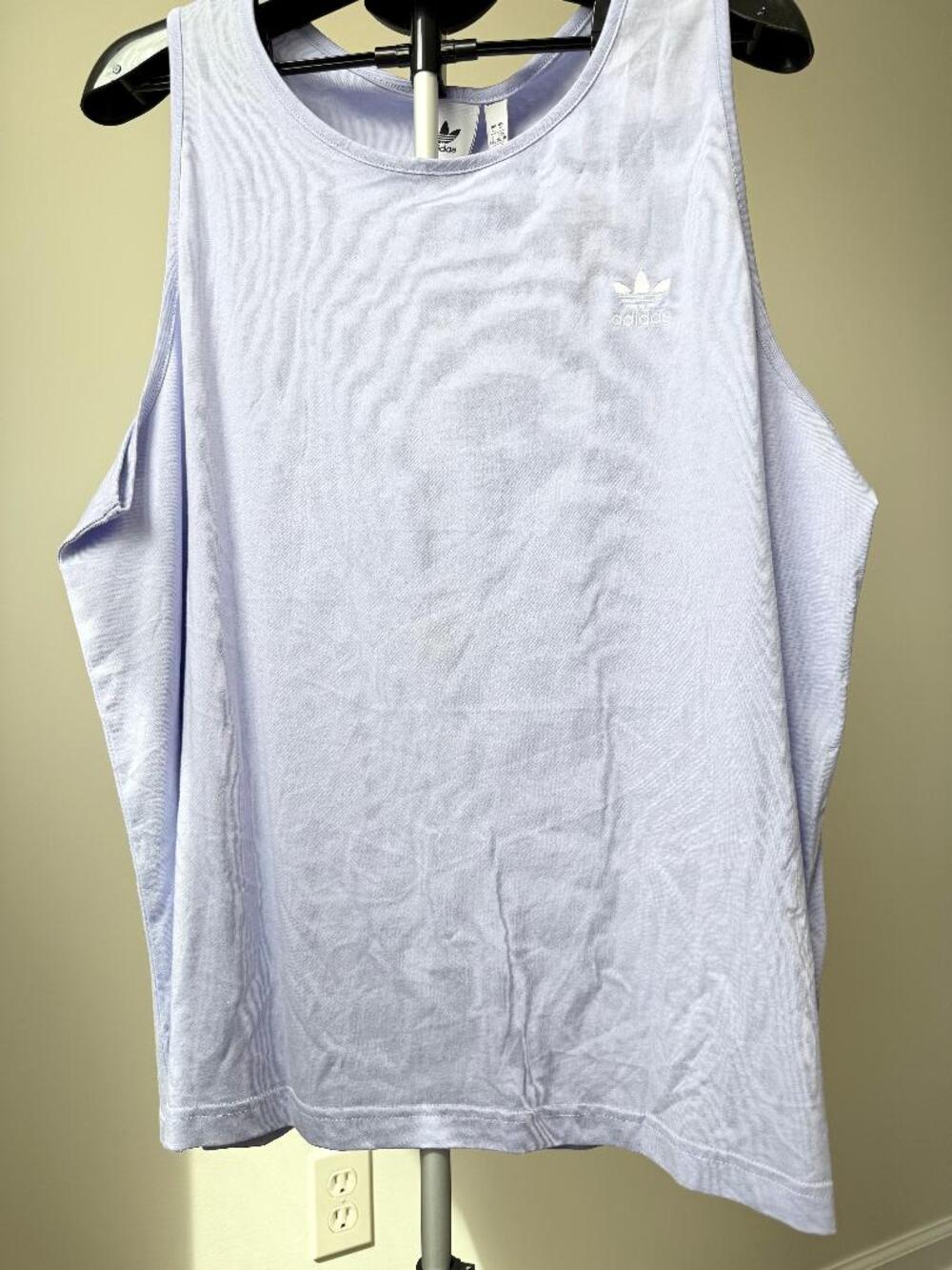 New Adidas Originals Trefoil essentials tank top violet tone XL size